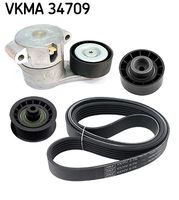 SKF VKMA34030 - Juego de correas trapeciales poli V
