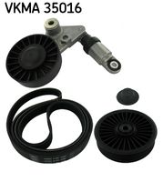 SKF VKMA35016 - Juego de correas trapeciales poli V