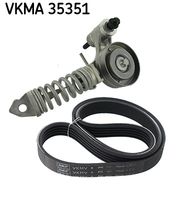 SKF VKMA35351 - Juego de correas trapeciales poli V