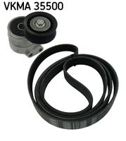 SKF VKMA35500 - Juego de correas trapeciales poli V