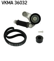 SKF VKMA36032 - Juego de correas trapeciales poli V
