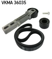 SKF VKMA36035 - Juego de correas trapeciales poli V