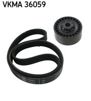 SKF VKMV5PK910 - Correa trapecial poli V