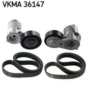 SKF VKMA36147 - Juego de correas trapeciales poli V