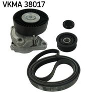 SKF VKMA38017 - Juego de correas trapeciales poli V