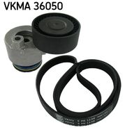 SKF VKMA36050 - Juego de correas trapeciales poli V