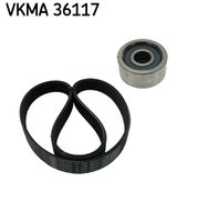 SKF VKMA36117 - Juego de correas trapeciales poli V