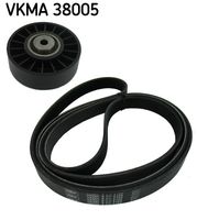 SKF VKMA38005 - Juego de correas trapeciales poli V
