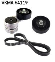 SKF VKMA64119 - Juego de correas trapeciales poli V