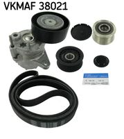 SKF VKMAF38021 - Juego de correas trapeciales poli V