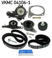 SKF VKMC041061 - Bomba de agua + kit correa distribución
