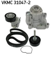 SKF VKMC310472 - Bomba de agua + kit de correa poli V