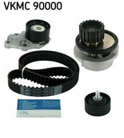 SKF VKMC90000 - Bomba de agua + kit correa distribución