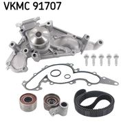 SKF VKMC91707 - Bomba de agua + kit correa distribución