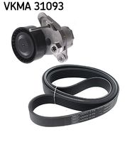 RIDEX 542R0463 - Juego de correas trapeciales poli V