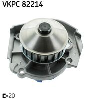 SKF VKMC022102 - Bomba de agua + kit correa distribución