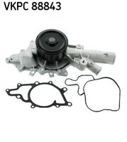 SKF VKMC38021 - Bomba de agua + kit de correa poli V