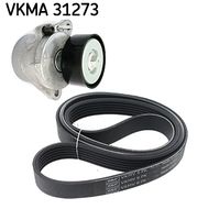 RIDEX 542R0122 - Juego de correas trapeciales poli V