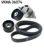 RIDEX 542R0550 - Juego de correas trapeciales poli V