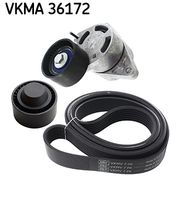 SKF VKMA36086 - Juego de correas trapeciales poli V