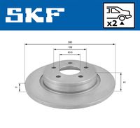SKF VKBD 90203 S2 - Disco de freno