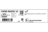 SKF VKBD 80281 V1 - Disco de freno