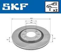 SKF VKBD 80094 V2 - Disco de freno