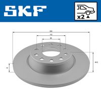 SKF VKBD 90014 S2 - Disco de freno