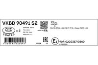 SKF VKBD 90491 S2 - Disco de freno