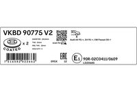 SKF VKBD 90775 V2 - Disco de freno