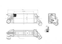 HART 614068 - Radiador de aire de admisión