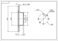 HART 223506 - Disco de freno