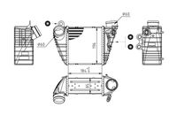 HART 603736 - Radiador de aire de admisión