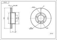 HART 241161 - Disco de freno - PREMIUM LINE