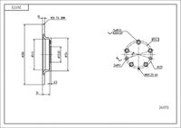 HART 241173 - Disco de freno - PREMIUM LINE