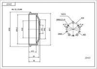 HART 221457 - Tambor de freno
