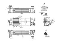 HART 619307 - Radiador de aire de admisión