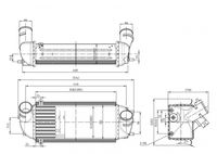HART 642954 - Radiador de aire de admisión