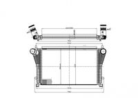 HART 618598 - Radiador de aire de admisión