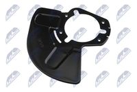 NTY HTOPL002 - Chapa protectora contra salpicaduras, disco de freno