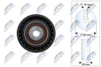 NTY RNKCT066 - Polea inversión/guía, correa distribución