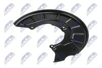 NTY HTO-VW-007 - Chapa protectora contra salpicaduras, disco de freno