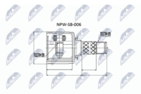 NTY NPWSB006 - Juego de articulación, árbol de transmisión