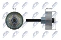 NTY RNKPL040 - Polea tensora, correa poli V