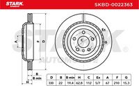 Stark SKBD0022363 - Disco de freno