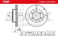 Stark SKBD0022884 - Disco de freno