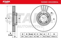 Stark SKBD0022904 - Disco de freno