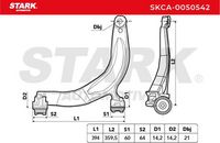 Stark SKCA-0050542 - Barra oscilante, suspensión de ruedas