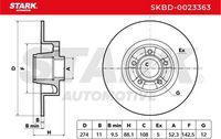 SNR KF155121U - Disco de freno