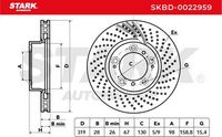 Stark SKBD0022959 - Disco de freno